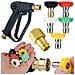 Set Di Ugelli E Pistola Per Idropulitrice - Compatibile Con Kärcher Hd /hds | 5 Ugelli, Pressione Max 250 Bar, Adattatore Easy!lock M22 - Foto miniatura 1