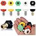 Set Di Ugelli E Pistola Per Idropulitrice - Compatibile Con Kärcher Hd /hds | 5 Ugelli, Pressione Max 250 Bar, Adattatore Easy!lock M22 - Foto miniatura 5