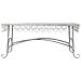 Tavolino In Metallo 120,65x56,52x52,07h Cm Grigio - Foto miniatura 2