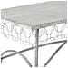 Tavolino In Metallo 120,65x56,52x52,07h Cm Grigio - Foto miniatura 6