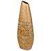 Vaso In Ceramica Dorata 12x7x35h - Foto miniatura 1