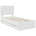 Struttura del letto Bianco 90 x 190 cm Legno Ingegnerizzato - Foto miniatura 4