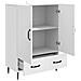 Credenza Bianco Lucido 66 x 34,5 x 95 cm Legno ingegnerizzato - Foto miniatura 2