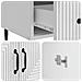 Credenza Bianco Lucido 66 x 34,5 x 95 cm Legno ingegnerizzato - Foto miniatura 6
