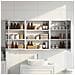Set di Armadi da Bagno con lo scaffale 3 pcs 100 x 10,5 x 50 cm - Foto miniatura 4