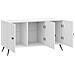 Mobile TV Bianco Lucido 99 x 34,5 x 50 cm Legno ingegnerizzato - Foto miniatura 3