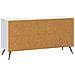 Mobile TV Bianco Lucido 99 x 34,5 x 50 cm Legno ingegnerizzato - Foto miniatura 6