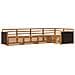Set di divani da esterno 5 pcs Naturale 323 x 164,5 x 73 cm - Foto miniatura 1