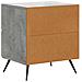 Armadio da Notte 2 pcs Grigio Cemento 43 x 34,5 x 47,5 cm - Foto miniatura 7