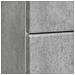 Armadio da Notte 2 pcs Grigio Cemento 43 x 34,5 x 47,5 cm - Foto miniatura 8