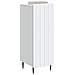 Credenza Bianco 34,5 x 33 x 92 cm Legno ingegnerizzato - Foto miniatura 3