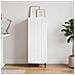 Credenza Bianco 34,5 x 33 x 92 cm Legno ingegnerizzato - Foto miniatura 4