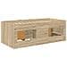 Struttura Letto Loft con Armadietto 3 pz Rovere Sonoma - Foto miniatura 5