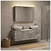 Set di mobili per il bagno 4 pcs Grigio Cemento - Foto miniatura 2