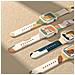 Cinturino Moro Per Apple Watch Ultra / 9 / 8 / 7 / 6 / Se / 5 / 4 / 3 / 2 (49 Mm / 45 Mm / 44 Mm / 42 Mm) Cinturino In Silicone Per Orologio 5 - Foto miniatura 3