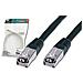 Cable Cat5e SF / UTP 2m black RJ45 / RJ45 - Foto miniatura 1