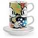 Set 6 Tazzine Caffè Mickey Love Con Metalrack - Foto miniatura 4