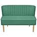 Divano in Stoffa 117x55,5x77 cm Verde - Foto miniatura 4