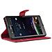 Cadorabo Custodia Compatibile Con Sony Xperia Z In Rosso Carminio - Coperchio Protettiva Con Chiusura Magnetica, Funzione Stand E Tasca Per Le Carte - Foto miniatura 4
