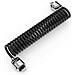 Dual Head Coiled Cable Keyed Lock - Blocco cavo di sicurezza  - Foto miniatura 1