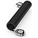 Dual Head Coiled Cable Keyed Lock - Blocco cavo di sicurezza  - Foto miniatura 3