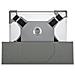 Fit-n-grip 26,7 Cm [10.5] Cover Nero, Blu (9-10.5 Inch Rotate Uni Tab Case Blk)  - Foto miniatura 2