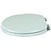 Sedile Wc Copri Water Universale Frizionato Bianco Mdf Chiusura Rallentata - Foto miniatura 1