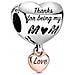 Ciondolo A Formare Di Cuore ""love You Mum"", 1.68 Cm, Multicolore - Foto miniatura 1