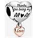 Ciondolo A Formare Di Cuore ""love You Mum"", 1.68 Cm, Multicolore - Foto miniatura 6