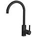 Miscelatore Cucina Monocomando C01 MGKC0140 con Canna Alta Finitura Materiale Granitek Colore Nero Matt - Foto miniatura 1