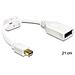 65427 mini Displayport 20 p Displayport 20 p Bianco cavo di interfaccia e adattatore - Foto miniatura 1