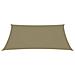 Parasole a Vela Oxford Rettangolare 5x6 m Beige - Foto miniatura 3