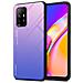 Custodia Compatibile Con Oppo A94 5g In Rosa - Blu - Coperchio Protettivo Bicolore In Vetro Temperato E Silicone Tpu - Foto miniatura 1