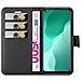 Custodia Compatibile Con Huawei Nova 7 Se In Nero Carbone - Coperchio Protettiva Con Chiusura Magnetica, Funzione Stand E Tasca Per Le Carte - Foto miniatura 6