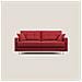 Megan Divano Letto Matrimoniale In Microfibra Smacchiabile T11 Rosso - Foto miniatura 1