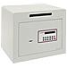 Forma Evolution 150040-sl Cassaforte Con Chiave E Codice | Cassetta Di Sicurezza Con Fessura, Apertura Con Tastiera E Chiave | cassaforte Elettronica Per Casa, Doppia Sicurezza | 30x38,5x30cm | 27l - Foto miniatura 2