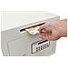 Forma Evolution 150040-sl Cassaforte Con Chiave E Codice | Cassetta Di Sicurezza Con Fessura, Apertura Con Tastiera E Chiave | cassaforte Elettronica Per Casa, Doppia Sicurezza | 30x38,5x30cm | 27l - Foto miniatura 3