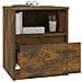 Comodini Rovere Fumo 2 Pz 40x40x50 Cm Legno Multistrato - Foto miniatura 7