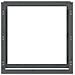 Portalegna Grigio 100x25x100 cm in Legno Massello di Pino - Foto miniatura 2