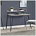 Haven Scrivania Per Computer Con Alzata In Truciolare Laminato Rovere Grigio Anticato - Foto miniatura 4