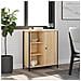 Credenza Rovere Sonoma 70x30x80 Cm In Legno Multistrato - Foto miniatura 1