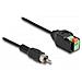 Delock Cavo Rca Da Spina A Adattatore Per Morsettiera Con Pulsante Da 15 Cm - Foto miniatura 1