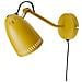 Lampada Da Parete In Metallo Dynamo Giallo Senape Opaco - Foto miniatura 1