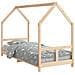 Giroletto Per Bambini 80x200 Cm In Legno Massello Di Pino - Foto miniatura 2