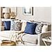 Cuscino Decorativo Pleione Cotone 45 X 45 Cm Astratto Blu Marino - Foto miniatura 1