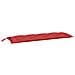Cuscino Per Panca Rosso 150x50x7 Cm In Tessuto Oxford - Foto miniatura 2
