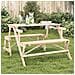 Tavolo Da Picnic Con Panche In Legno Abete 2-in-1 Convertibile - Foto miniatura 1