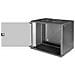 Armadio Rack SOHO PRO a Parete 19" 9U Colore Nero - Foto miniatura 3