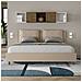 Letto Contenitore Imbottito 200x200  Similpelle Tortora Antea - Foto miniatura 3