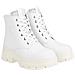 Chunky Boot Stivaletti Cotone Scarpe Donna Bianco Eu 41, Yw0yw00947 Ybr - Foto miniatura 2